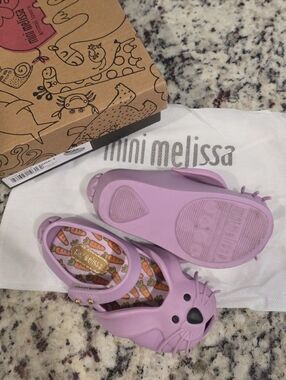 Mini Melissa Ultragirl Rabbit Mary Janes in Purple - Size 6 - EUC
